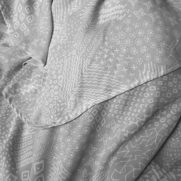 Torrid Doodle Print Georgette Ruffle Top - Picture 4 of 4